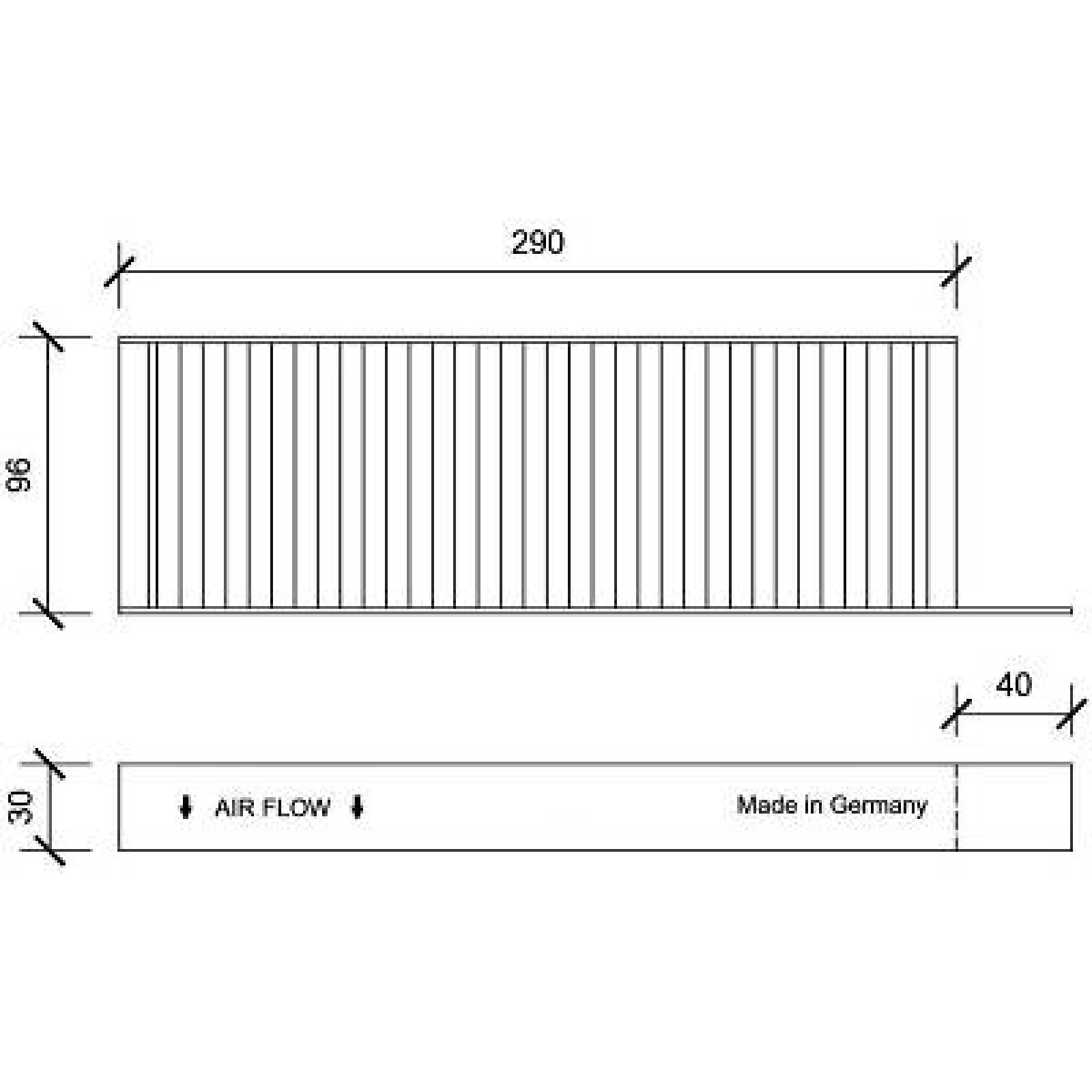 DIEDERICHS Filtre d'habitacle DCI0158S DCI0158S Filtre à pollen PEUGEOT EXPERT DIEDERICHS