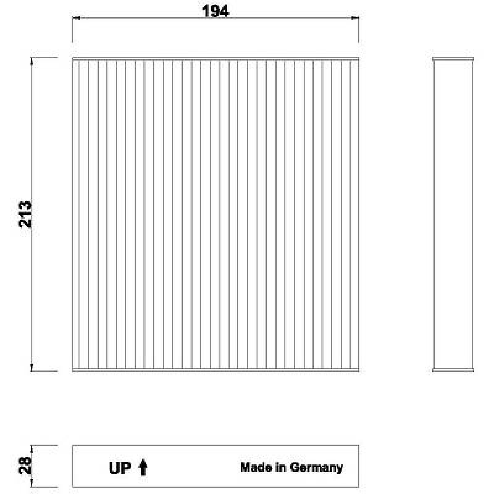 DIEDERICHS Pollen filter DCI0275 DIEDERICHS DCI0275 LS 500 XF50 air con filter replacement