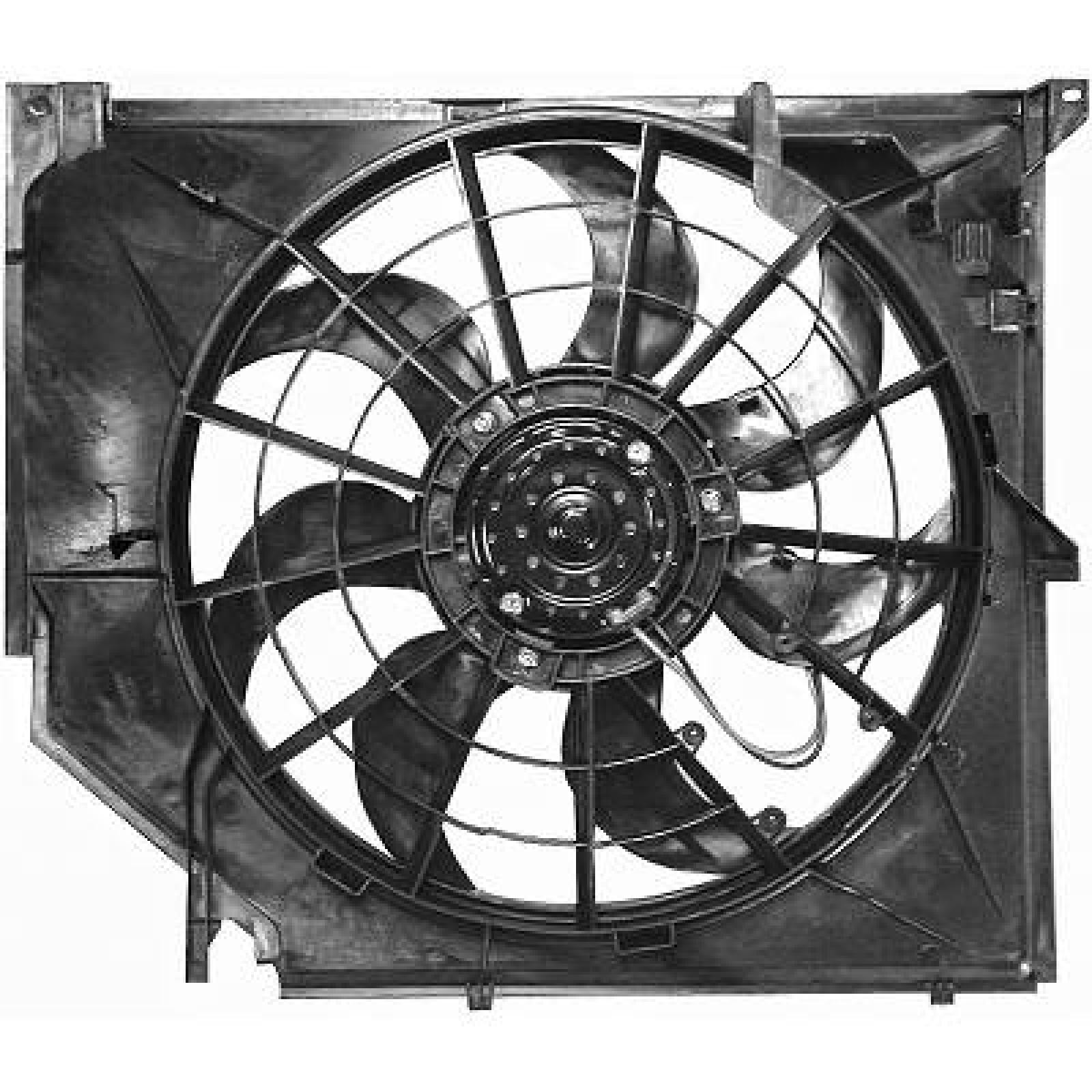 DIEDERICHS Ventilátor chladenia motora DCL1044 Ventilátor chladenia DIEDERICHS Land Rover FREELANDER DCL1044