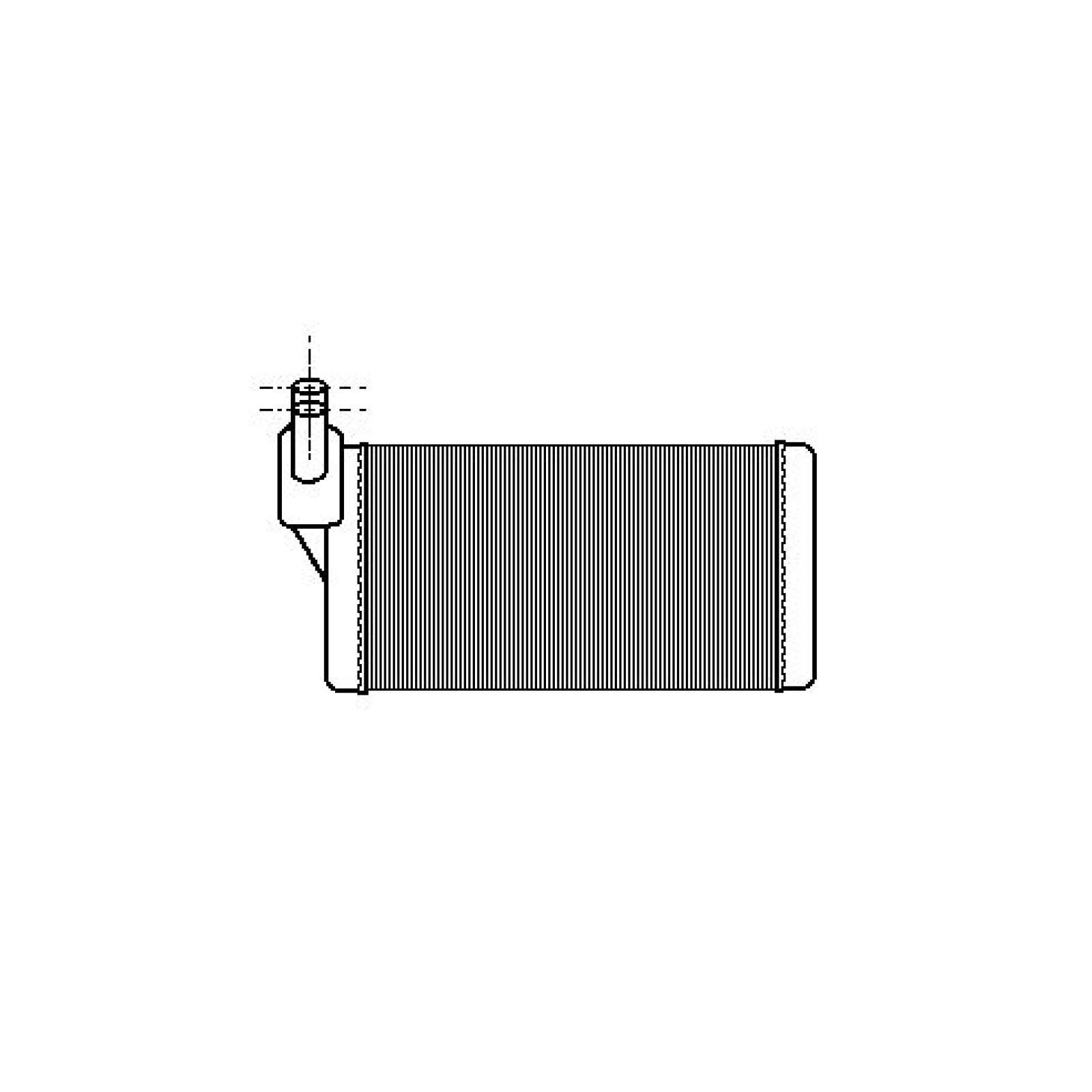 DIEDERICHS Heater matrix DCM1243 Volkswagen NEW BEETLE DIEDERICHS heater matrix DCM1243