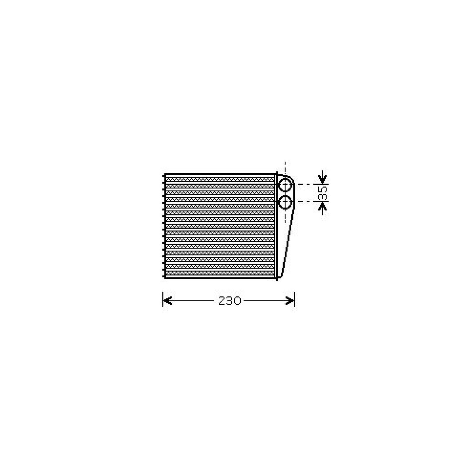 DIEDERICHS Heater matrix DCM1251 DCM1251 DIEDERICHS heater matrix for VW NEW BEETLE
