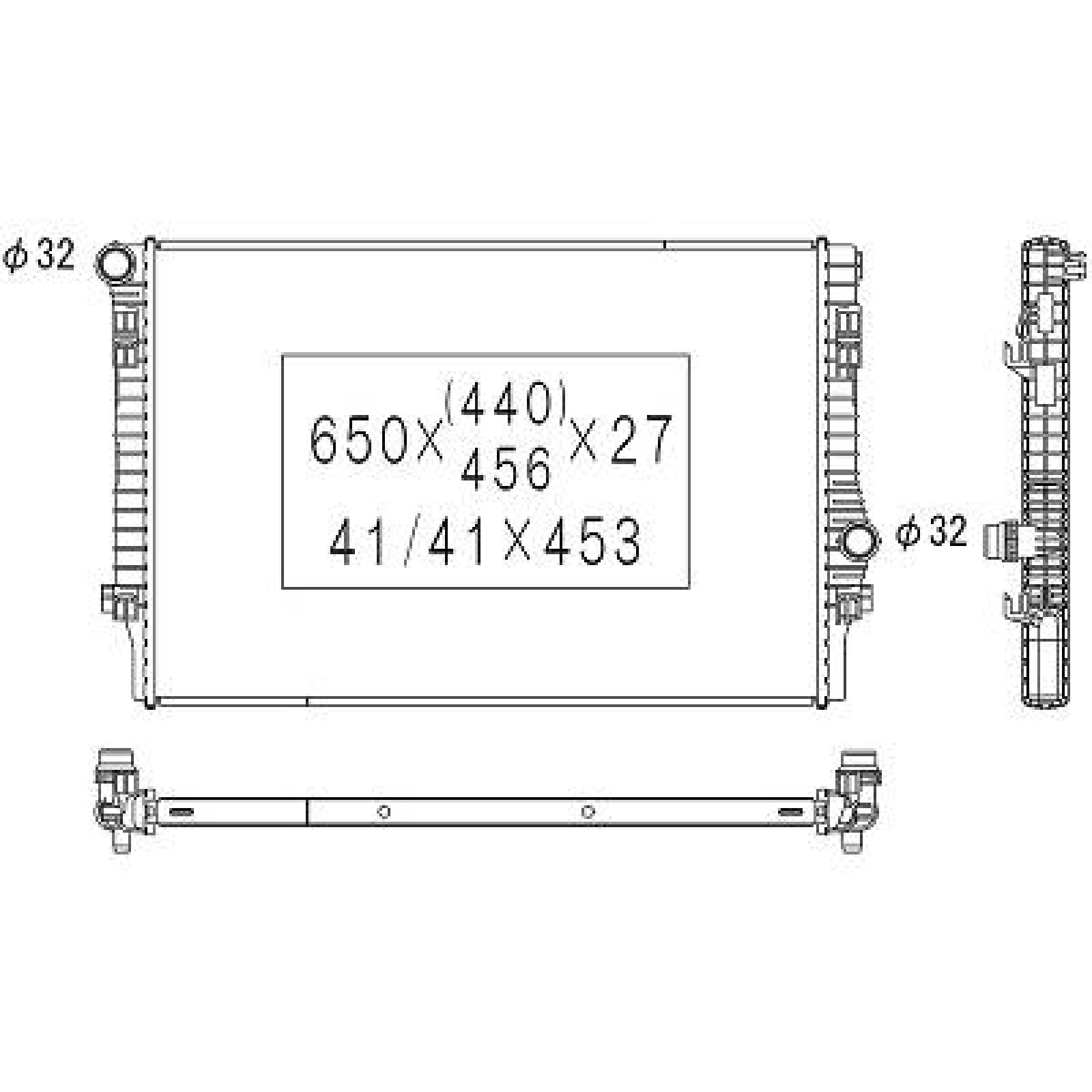 DIEDERICHS Radiators, Motora dzesēšanas sistēma DCM3471 DCM3471 Dzesēšanas radiatori DIEDERICHS SKODA OCTAVIA