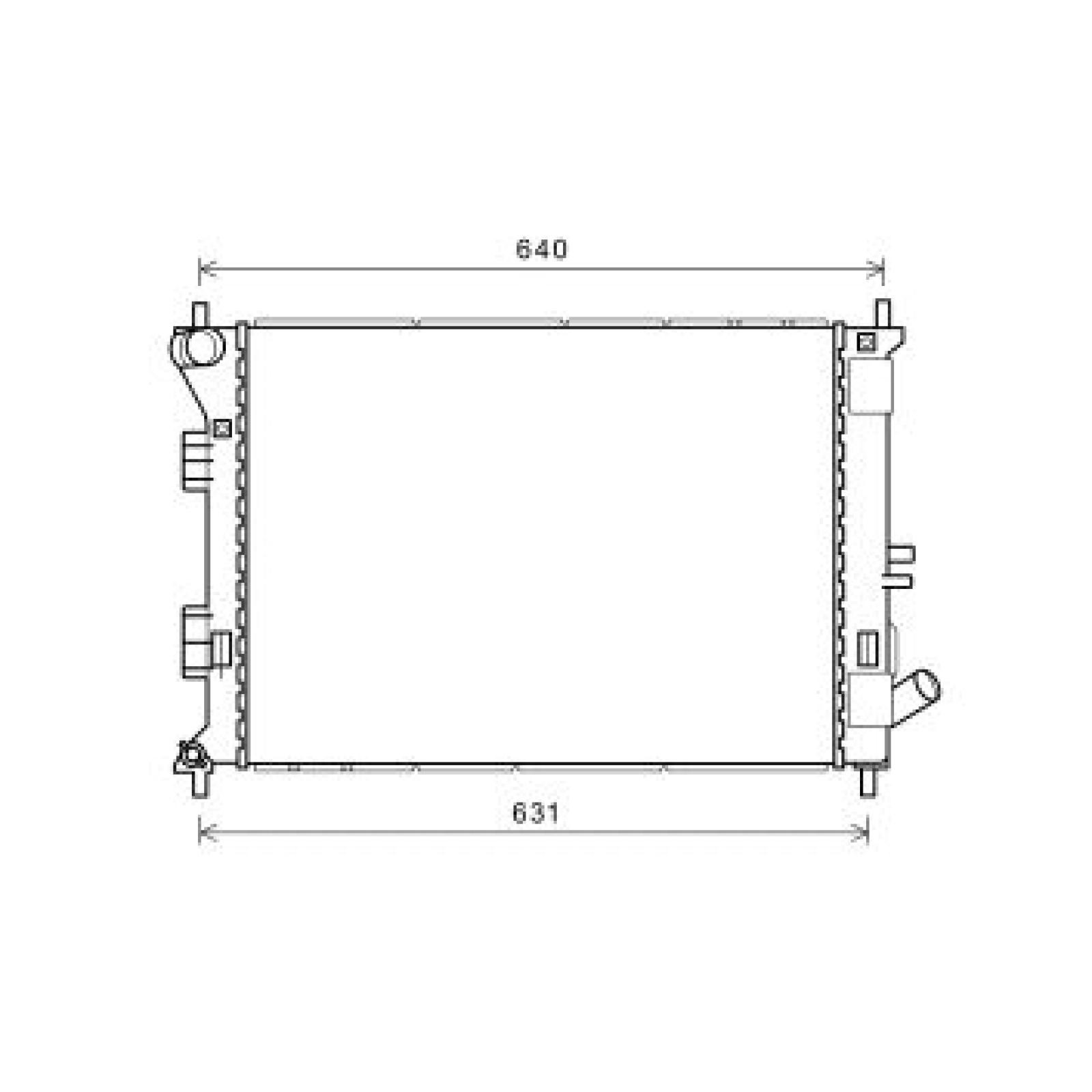 DIEDERICHS Radiador, arrefecimento do motor DCM3732 Radiador motor DIEDERICHS CEE'D DCM3732 baratos