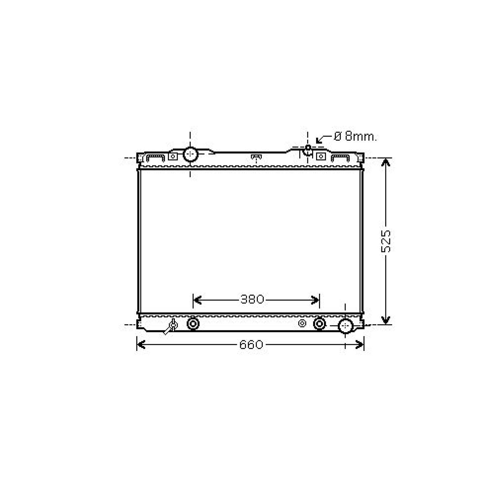 DIEDERICHS Radiator, motorkjøling DCM3803 Radiator motor DIEDERICHS Ford USA EXCURSION DCM3803
