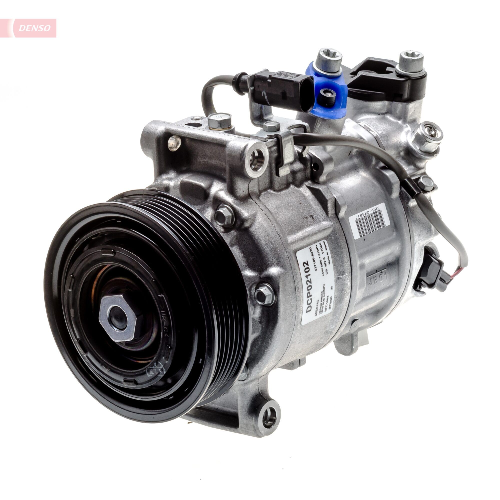 DENSO Compressor, ar condicionado DCP02102 DENSO DCP02102 originais Compressor de ar condicionado Carrera GT (980) custo