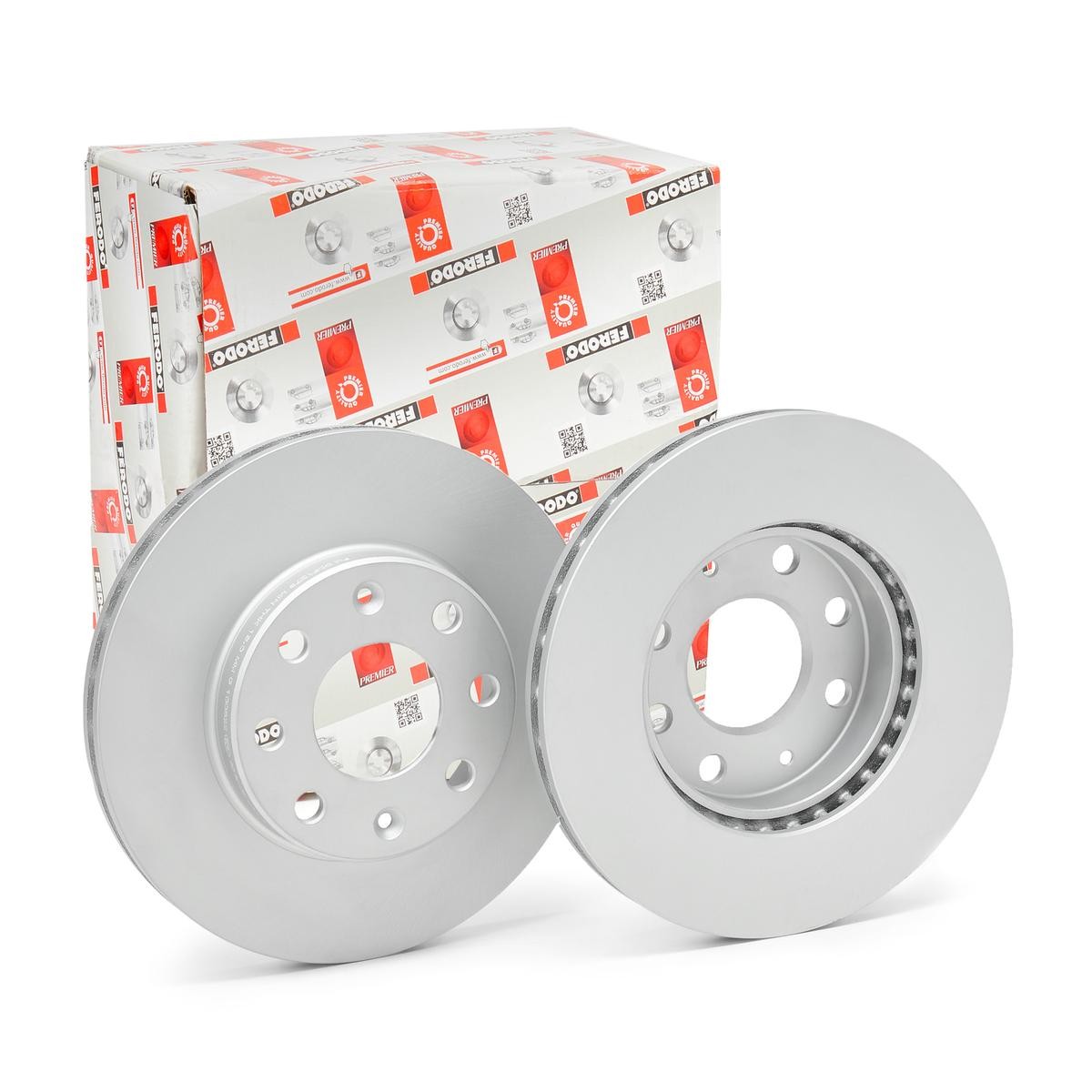 FERODO Féktárcsa DDF1279C FERODO PREMIER DDF1279C Fékberendezés Chevrolet Aveo T200