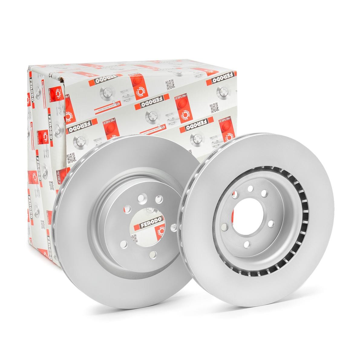 Bremseskive FERODO DDF1434C-1 FERODO PREMIER DDF1434C-1 Skivebremser LAND ROVER DISCOVERY 2013