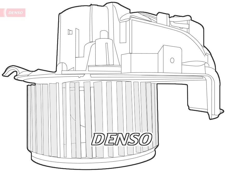 DENSO Vnútorný ventilátor DEA07022 DENSO DEA07022 Ventilátor kúrenia AUDI Q5 originálne