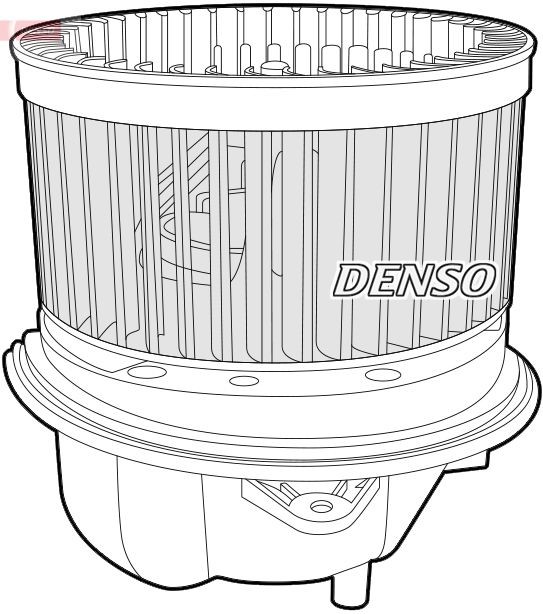 DENSO Salongipuhur DEA10051 DENSO DEA10051 Salongi ventilaator Ford Transit Connect mk1 hind
