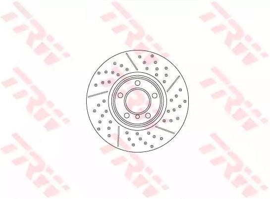 TRW Brake disc DF6604S DF6604S TRW performance brake discs for MG
