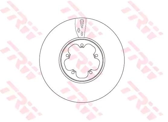 TRW Disco freno DF6752S DF6752S Dischi freno sportivi FORD TRANSIT TRW costo