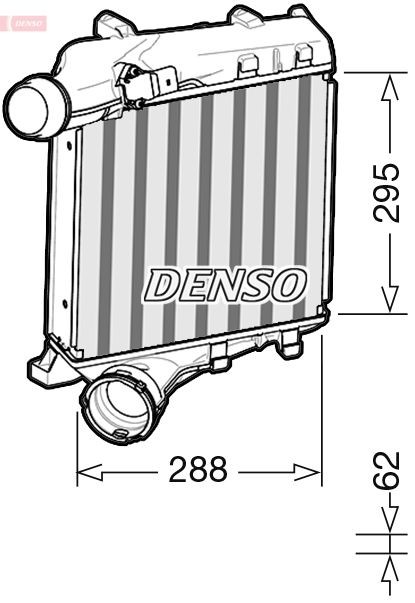 DENSO Chladič plniaceho vzduchu DIT28020 DENSO Intercooler DIT28020 skúsenosti