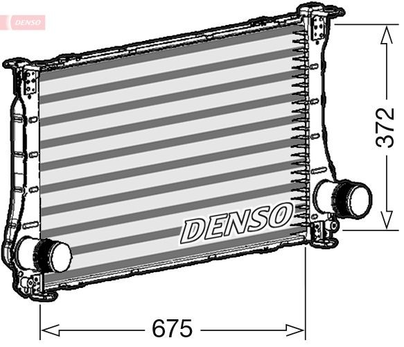 DENSO Intercooler DIT50011 DIT50011 Intercooler TOYOTA AURIS DENSO