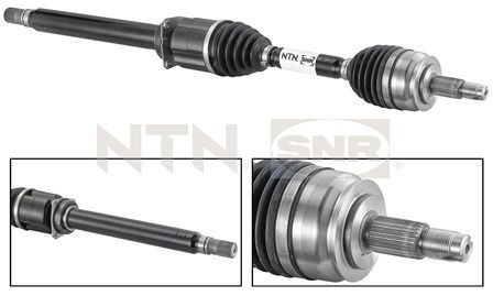 SNR Hnací hriadeľ DK58.002 Hnací hriadeľ Jeep KK DK58.002 SNR
