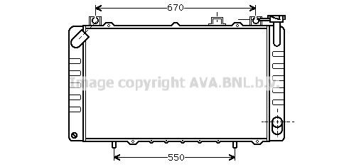 PRASCO Radiator, motorkjøling DN2172 Radiator Nissan W260 DN2172 PRASCO