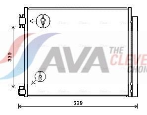 AVA COOLING SYSTEMS Condensor voor airco DN5422D AVA COOLING SYSTEMS DN5422D Airco-koeler Nissan J11 prijs