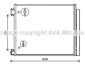 PRASCO Συμπυκνωτής, σύστ. κλιματισμού DN5422D DN5422D Συμπυκνωτής RENAULT TALISMAN PRASCO