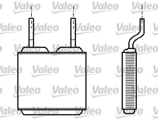 VALEO Varmeelement, kabinevarme 812149 Varmeveksler VALEO VECTRA 812149 billig