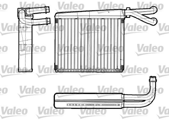 VALEO Kachelradiateur, interieurverwarming 812251 812251 Kachelradiateur VALEO MERCEDES-BENZ GLK
