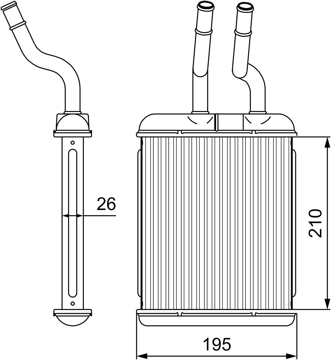 VALEO Lämmityslaitteen kenno 812279 Alfa Romeo 156 Sportwagon lämmityslaitteen kenno VALEO 812279