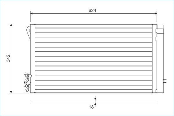 VALEO Kondenzátor klimatizácie 814012 VALEO 814012 originálne Chladič klimatizácie BMW X1 E84 cena