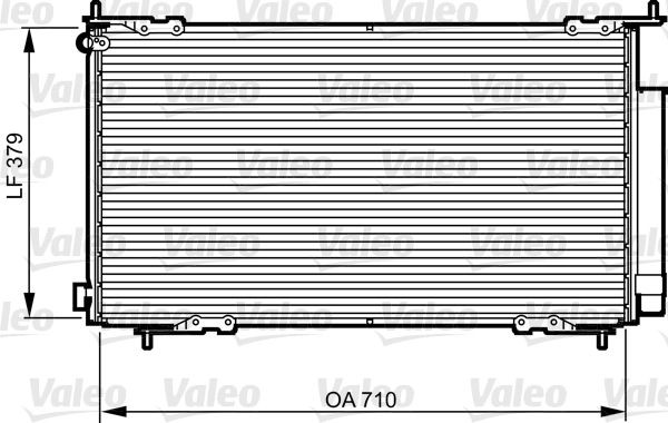 VALEO Condensor voor airco 814225 814225 VALEO Condensor voor airco Honda goedkoop