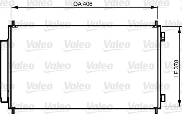 VALEO Condensor voor airco 814232 814232 VALEO Condensor Honda goedkoop