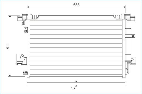 Klimakondensator VALEO 814315 VALEO 814315 Kondensator Klimaanlage MITSUBISHI LANCER 2022 Kosten