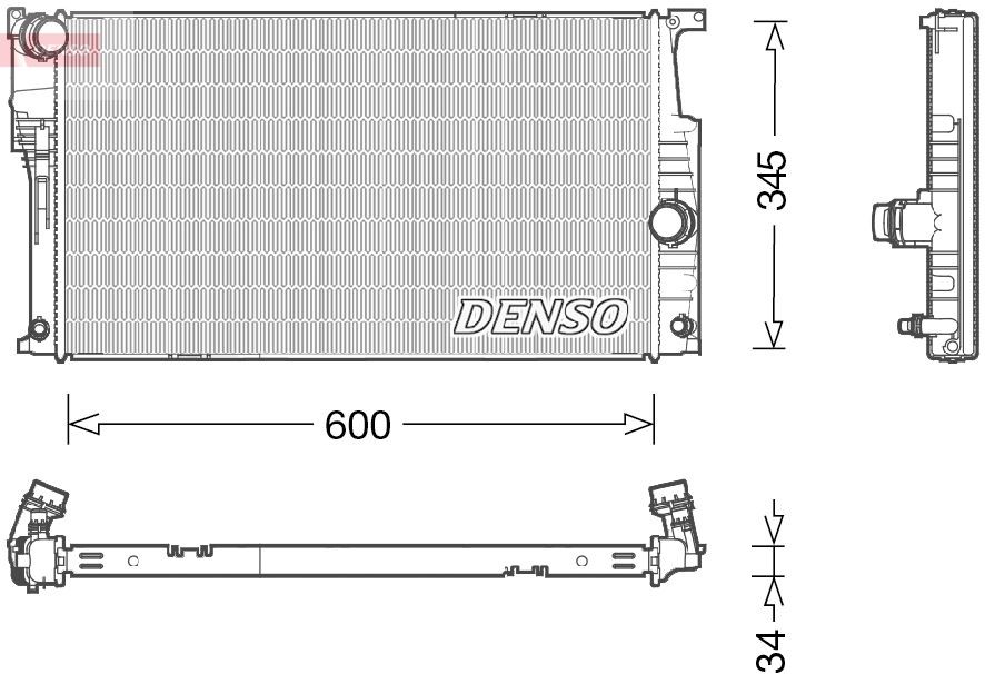 DENSO Kylare DRM05004 DRM05004 DENSO kylare BMW X3