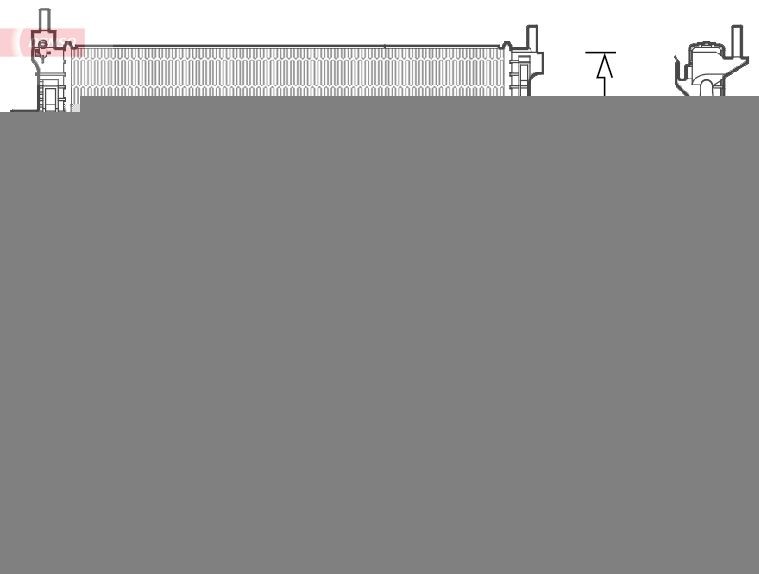 DENSO Køler, motorkøling DRM10009 DRM10009 Køler JAGUAR F-TYPE DENSO