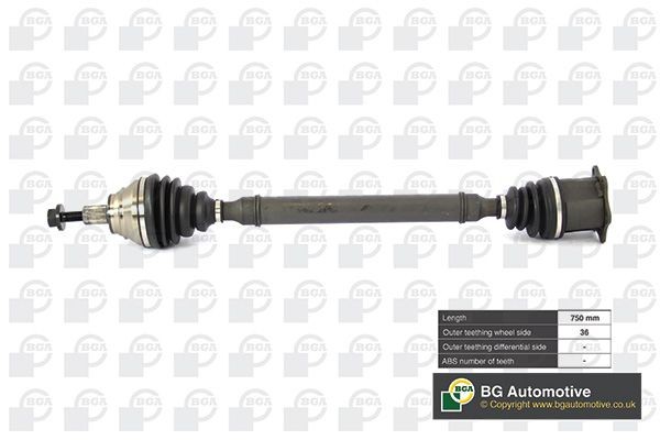 BGA Drivaksel DS0100R Drivaksel BGA LEON DS0100R billige