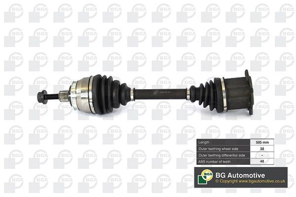 BGA Drivaksel DS2305 Drivaksel BGA LEON DS2305 billige