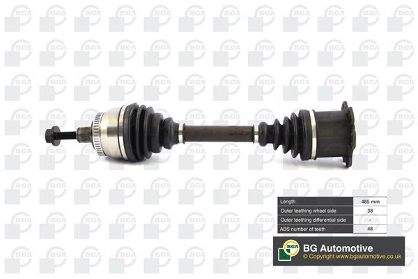 BGA Semiasse DS2333A DS2333A costo Semiasse FORD ESCORT BGA