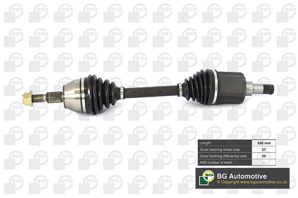 BGA Arbre de transmission DS2350L BGA DS2350L Cardan de transmission Mercedes-Benz Classe B d'origine