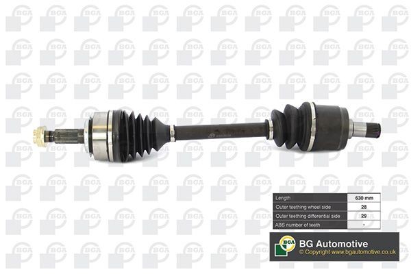 BGA Aandrijfas DS2519L DS2519L BGA Aandrijfassen Toyota goedkoop