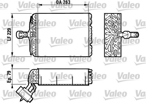 VALEO Aurusti, kliimaseade 817158 817158 Konditsioneeri aurusti VALEO CITROЁN SAXO