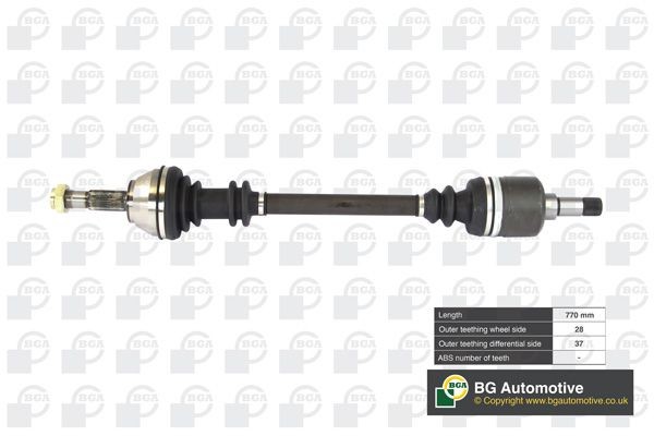 BGA Drivaksel DS6710L BGA Drivaksel FIAT DS6710L