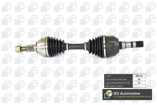 BGA Vetoakseli DS9532 Saab 9-3 Farmari vetoakseli BGA DS9532