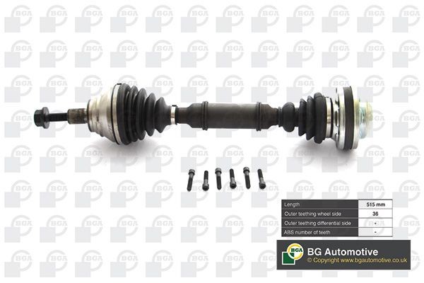 BGA Drivaksel DS9631L pris Drivaksel Skoda 1Z5 DS9631L BGA