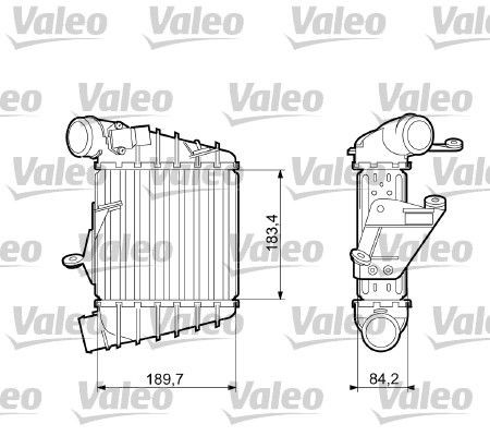 Vahejahuti VALEO 817556 VALEO 817556 Õhuradiaator SKODA FABIA 2002