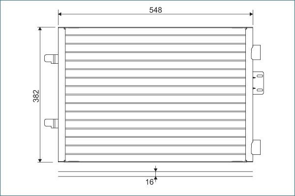 VALEO Kondensator, klimaanlæg 817602 VALEO 817602 Renault Clio 2 Van AC condenser pris