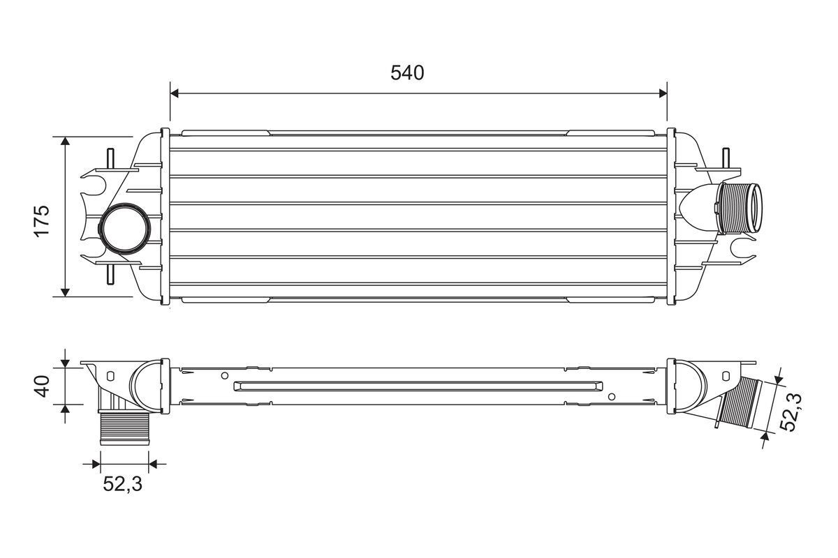 VALEO Vahejahuti 817636 817636 Intercooler VALEO NISSAN NAVARA