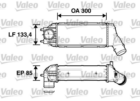 VALEO Intercooler 817638 817638 Intercooler VALEO CITROЁN DS3