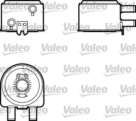 VALEO Oliekøler, motorolie 817704 817704 Olieradiator HONDA CONCERTO VALEO