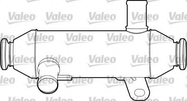 VALEO Chladič výfukových plynov 817752 817752 Chladič výfukových plynov VALEO PEUGEOT 306