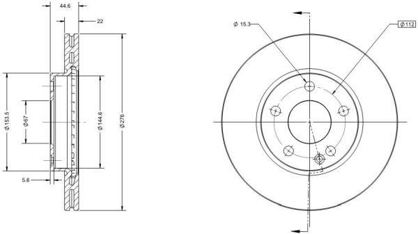 DELCO REMY Κρεμαγιέρα DSR1781L Κρεμαγιέρα DELCO REMY Audi 100 DSR1781L
