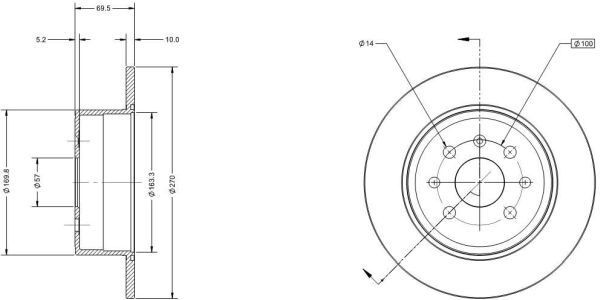 DELCO REMY Styrväxel DSR1793L DSR1793L DELCO REMY styrväxel Citroen SAXO