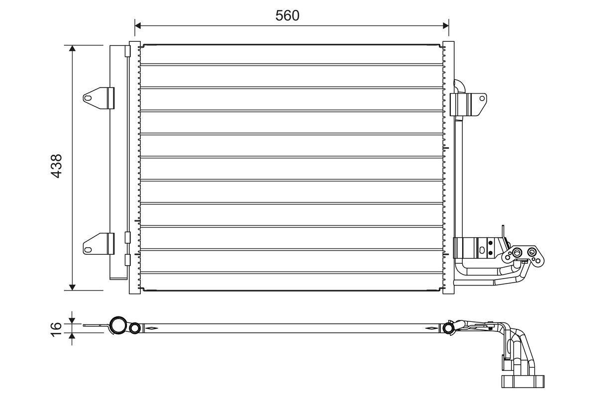 VALEO Condenseur, climatisation 817806 VALEO 817806 Condenseur de clim VW Crafter Minibus prix