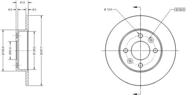 DELCO REMY Lenkgetriebe DSR2076L DSR2076L Lenkgetriebe DELCO REMY FIAT MAREA