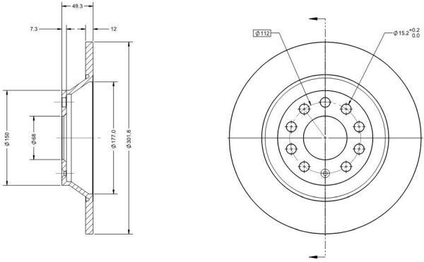 DELCO REMY Tandstang DSR2202L Tandstang DELCO REMY STONIC DSR2202L billig